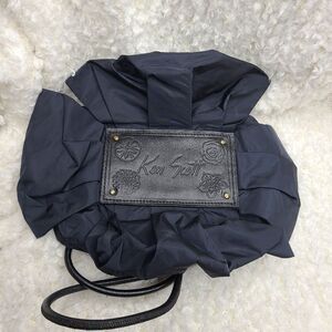 Ken Scott Nylon Ruffle Shoulder Bag‎